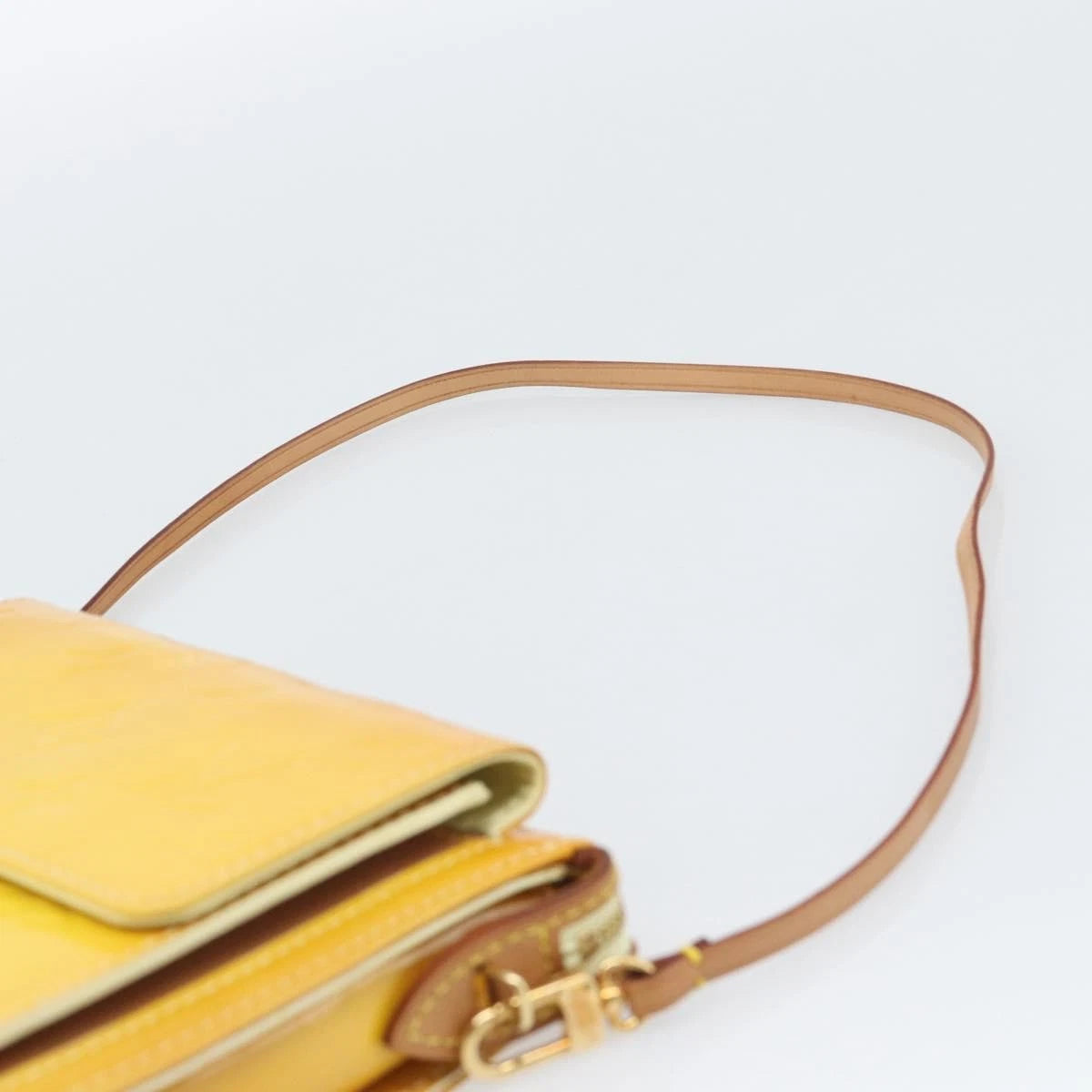 Louis Vuitton Yellow Vernis Handbag