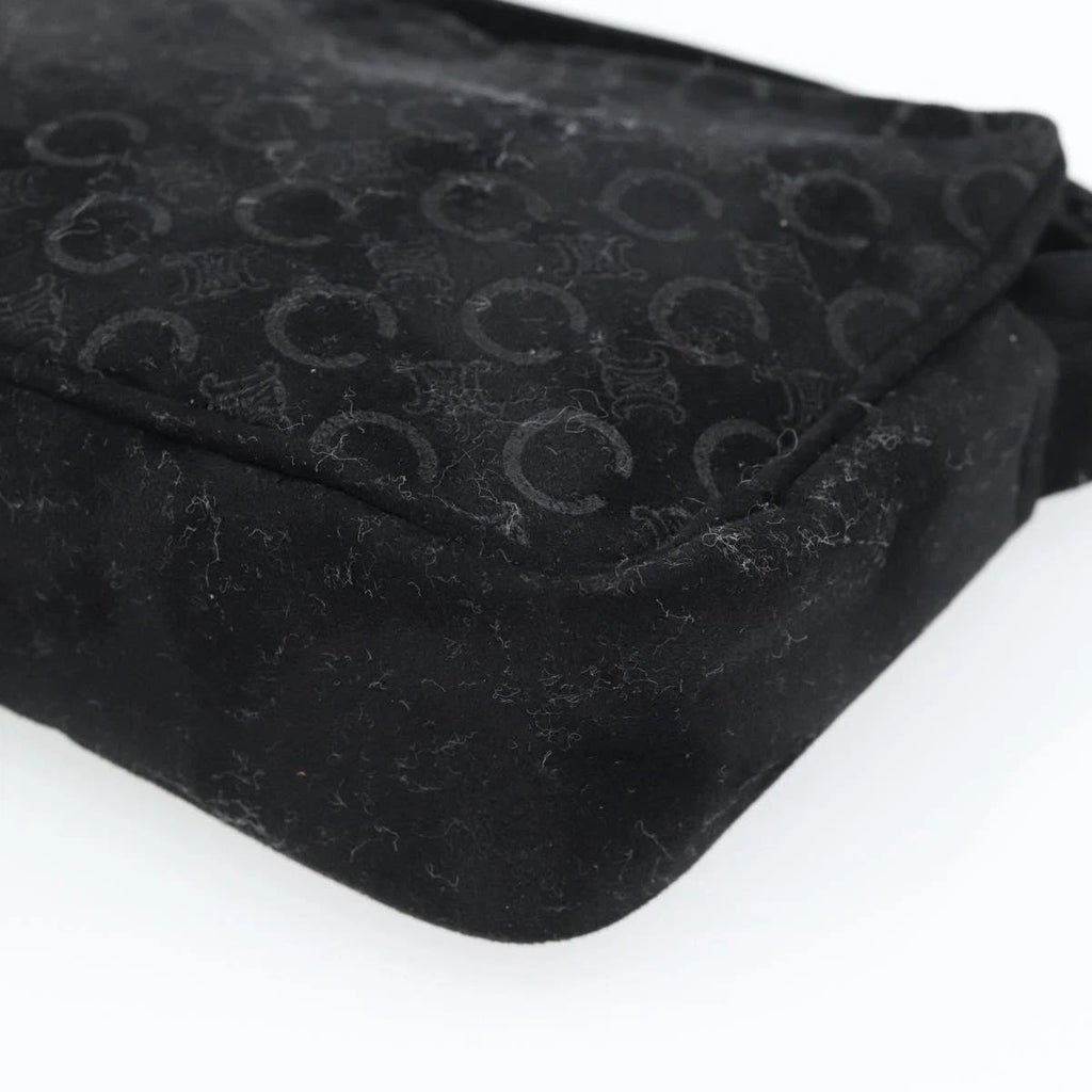 Celine Black Suede Mini Bag