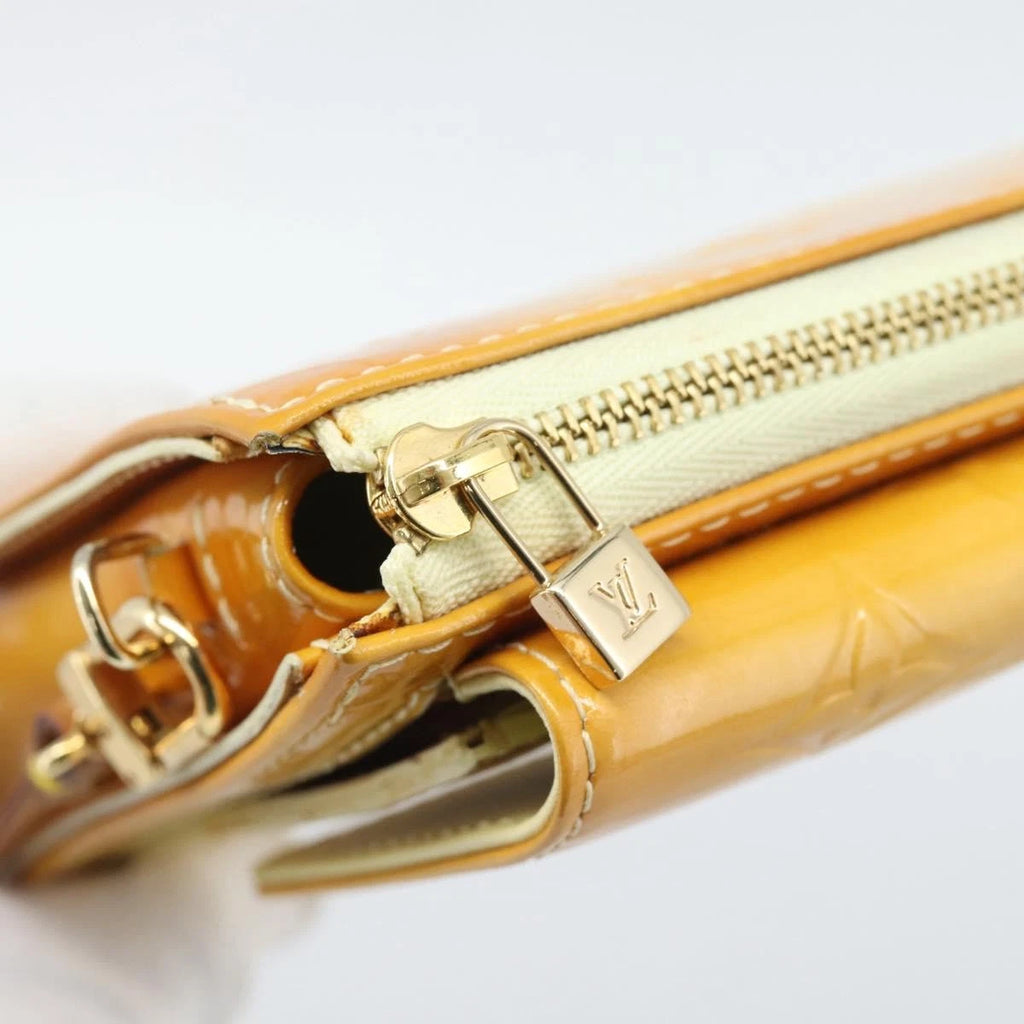 Louis Vuitton Yellow Vernis Handbag