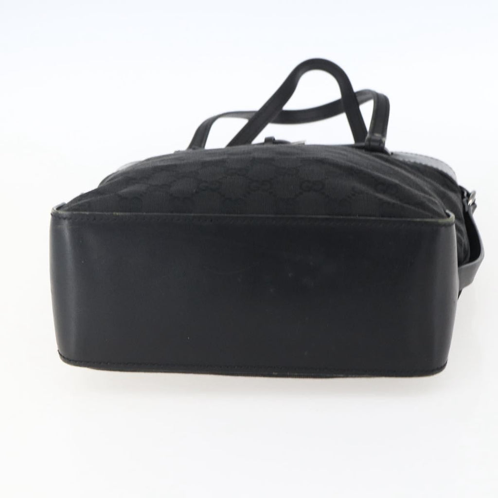Gucci Black GG Canvas Tote base