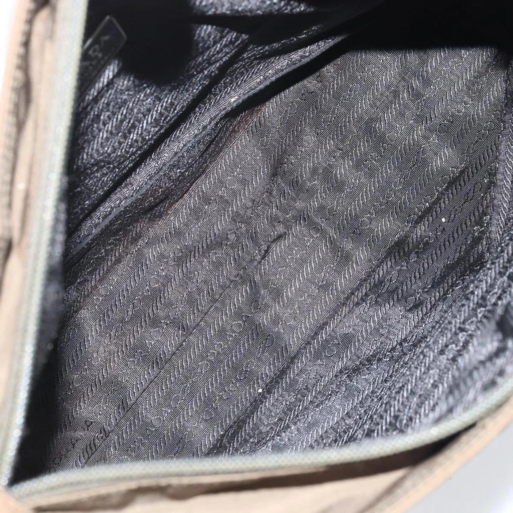 Prada Brown Nylon Handbag