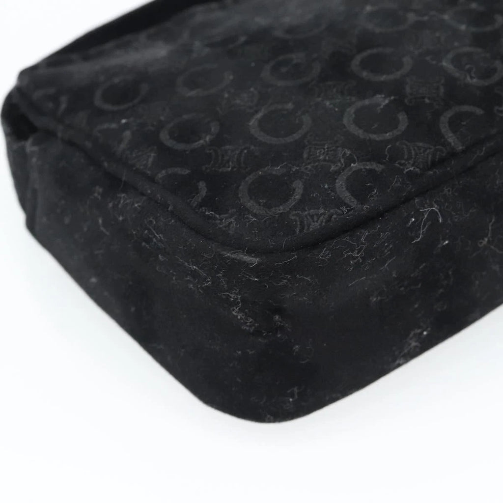 Celine Black Suede Mini Bag