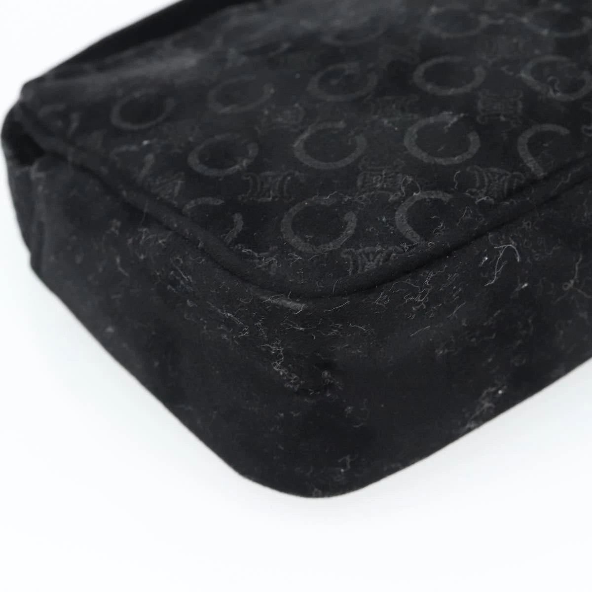 Celine Black Suede Mini Bag