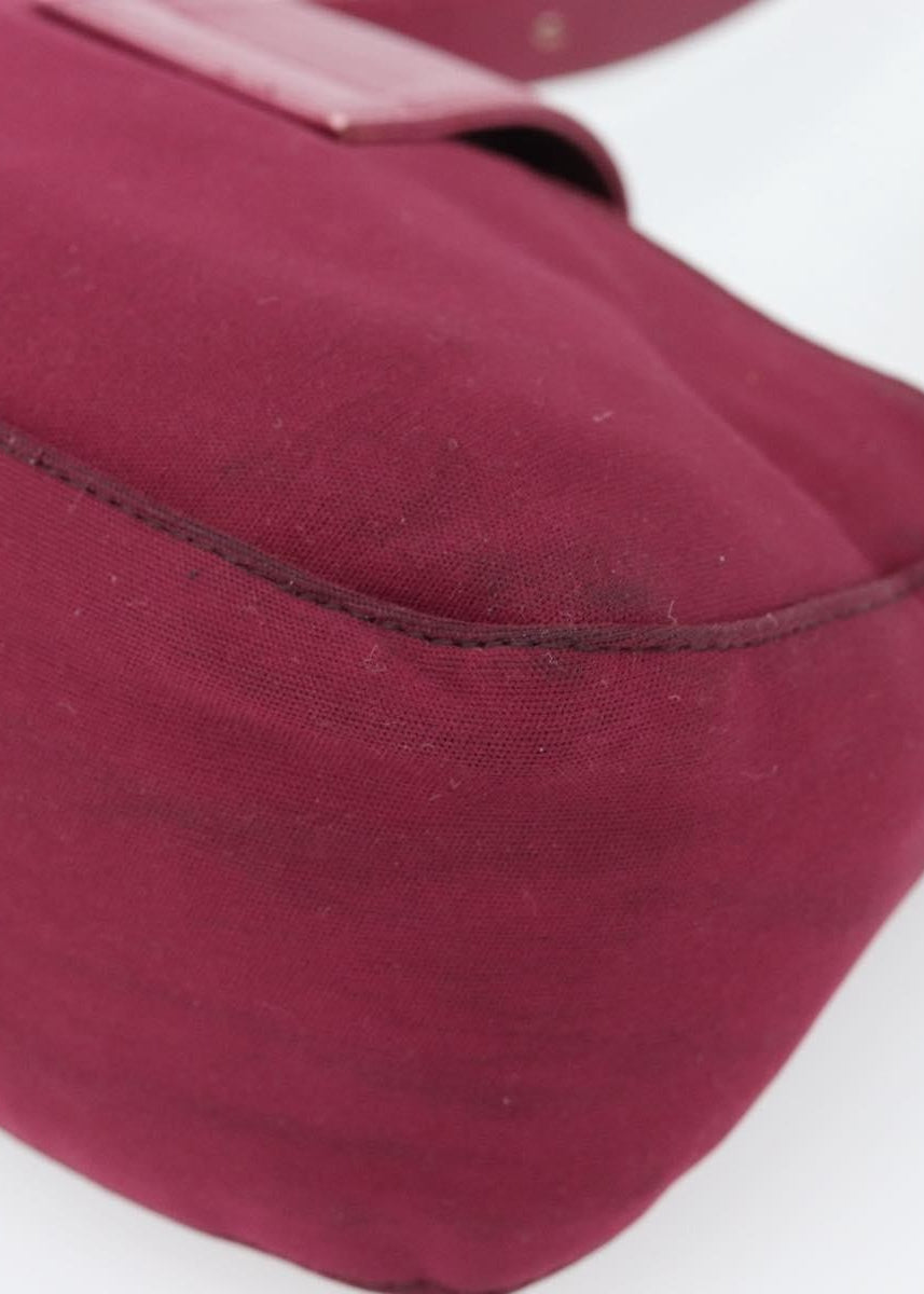 Fendi Pink Mamma Baguette corner detail