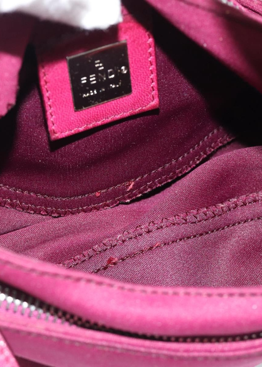 Fendi Pink Mamma Baguette interior