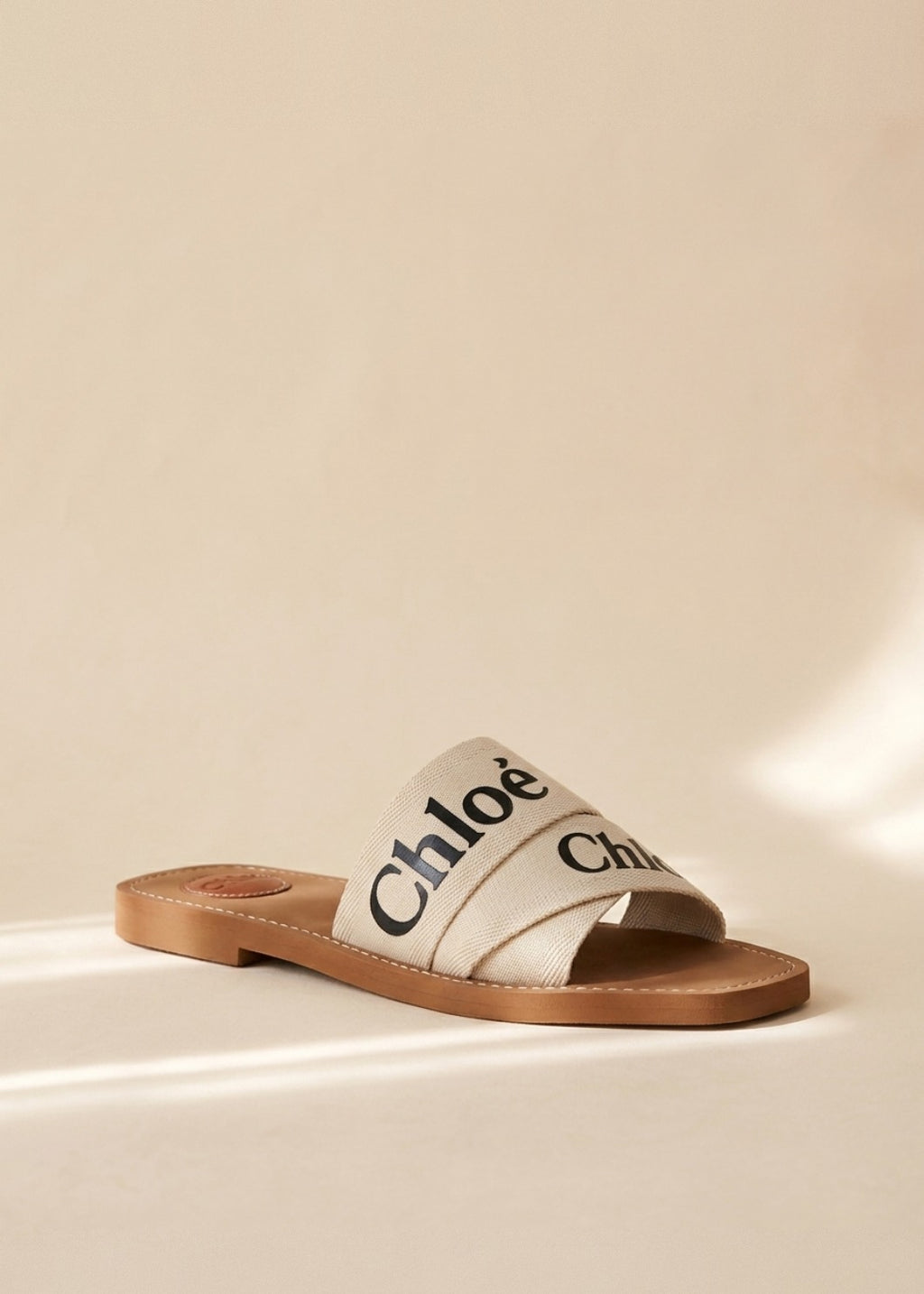 Chloe Canvas Spellout Flats cover