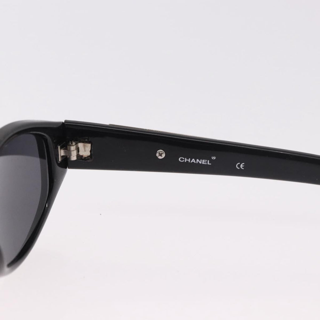 Chanel Black Oval Sunglasses