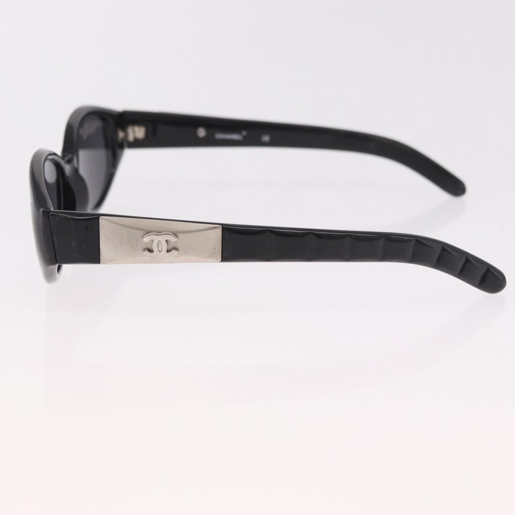 Chanel Black Oval Sunglasses