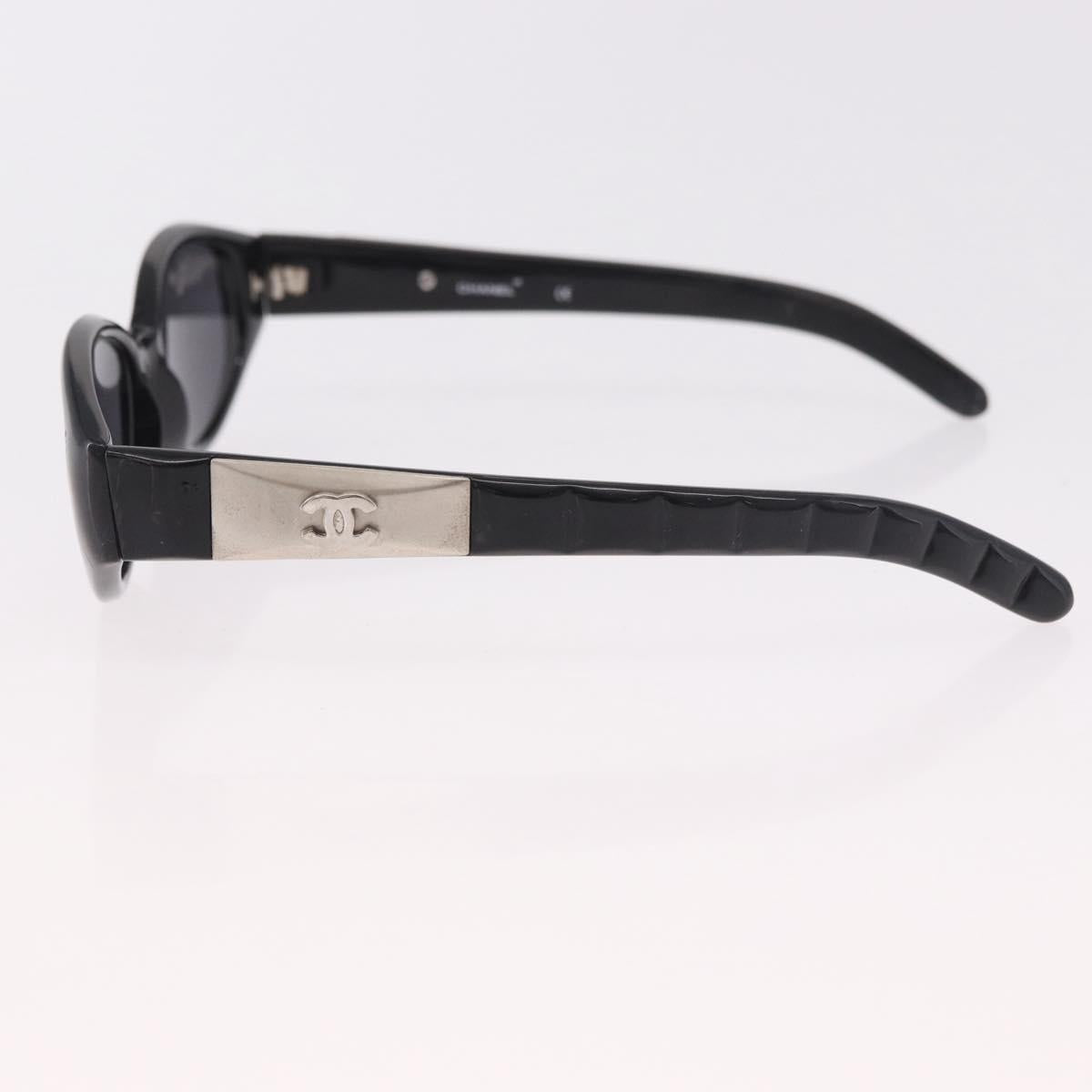 Chanel Black Oval Sunglasses