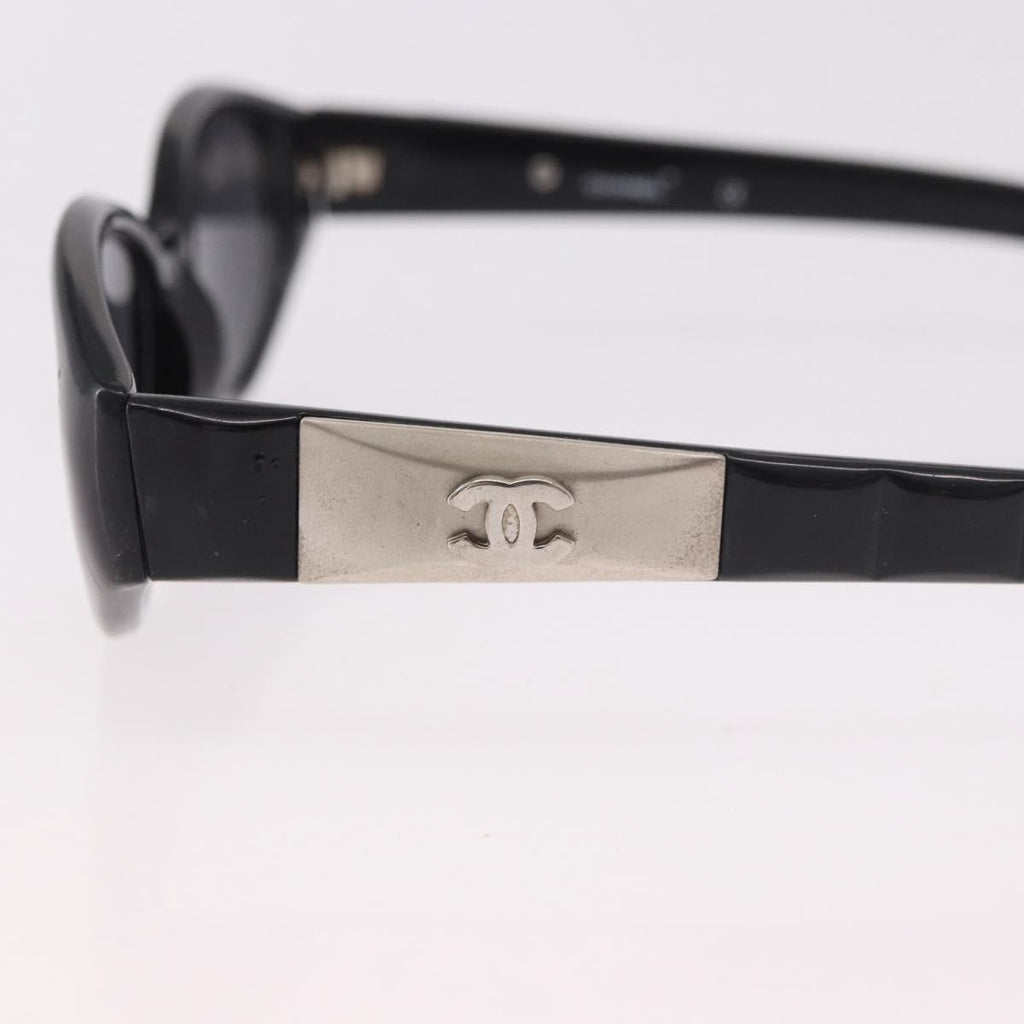 Chanel Black Oval Sunglasses