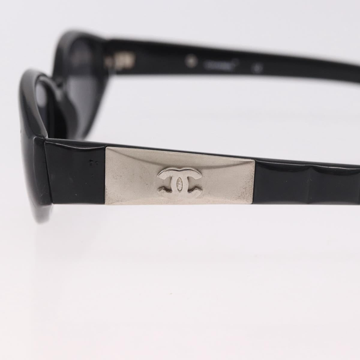 Chanel Black Oval Sunglasses