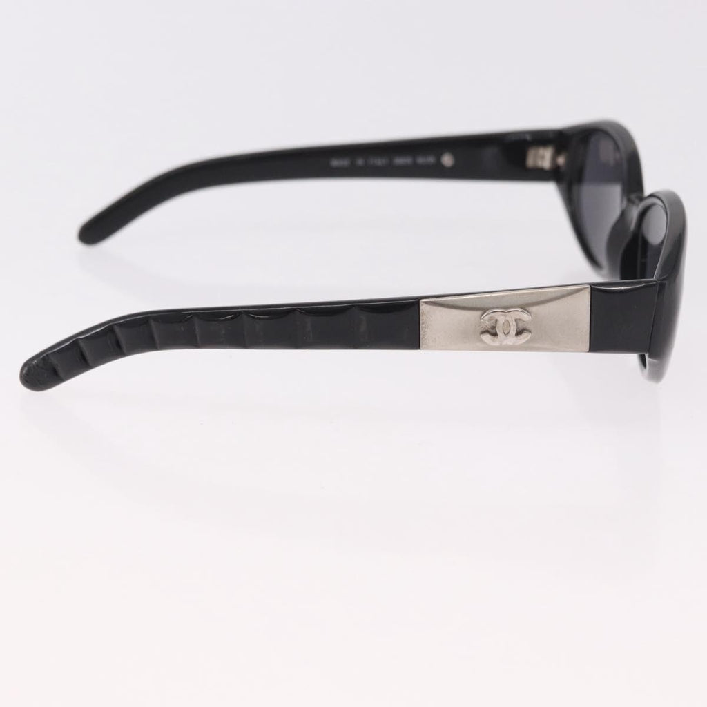 Chanel Black Oval Sunglasses