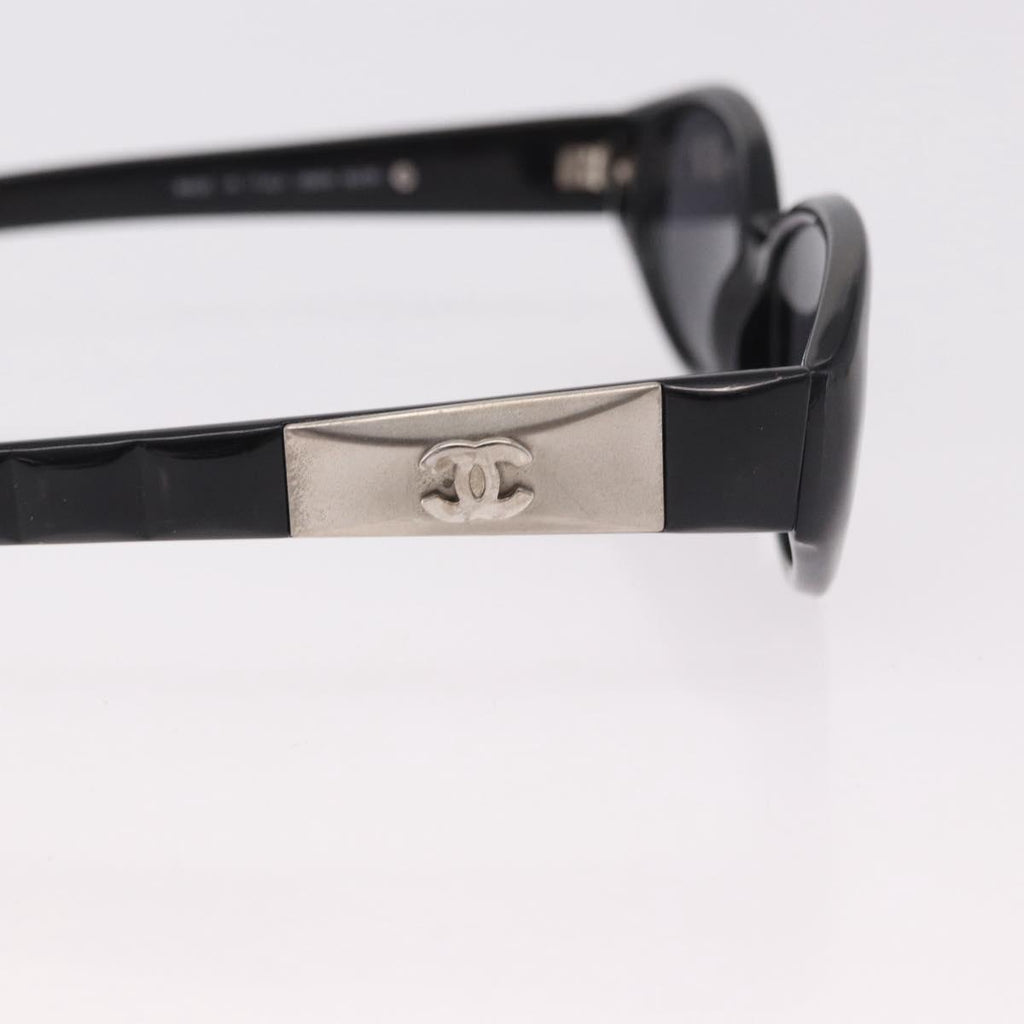Chanel Black Oval Sunglasses