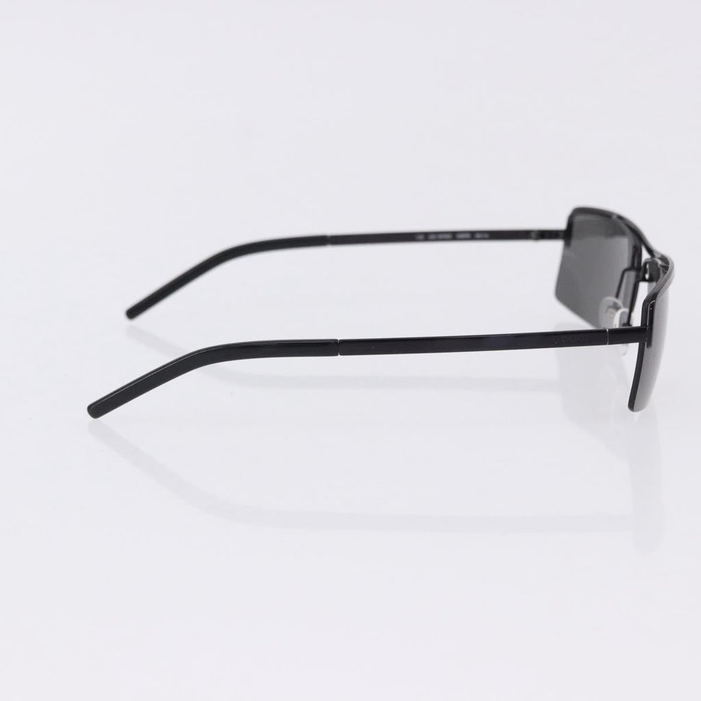 Gucci Wire Black Rectangle Frame Sunglasses