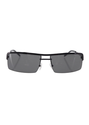 Gucci Wire Black Rectangle Frame Sunglasses