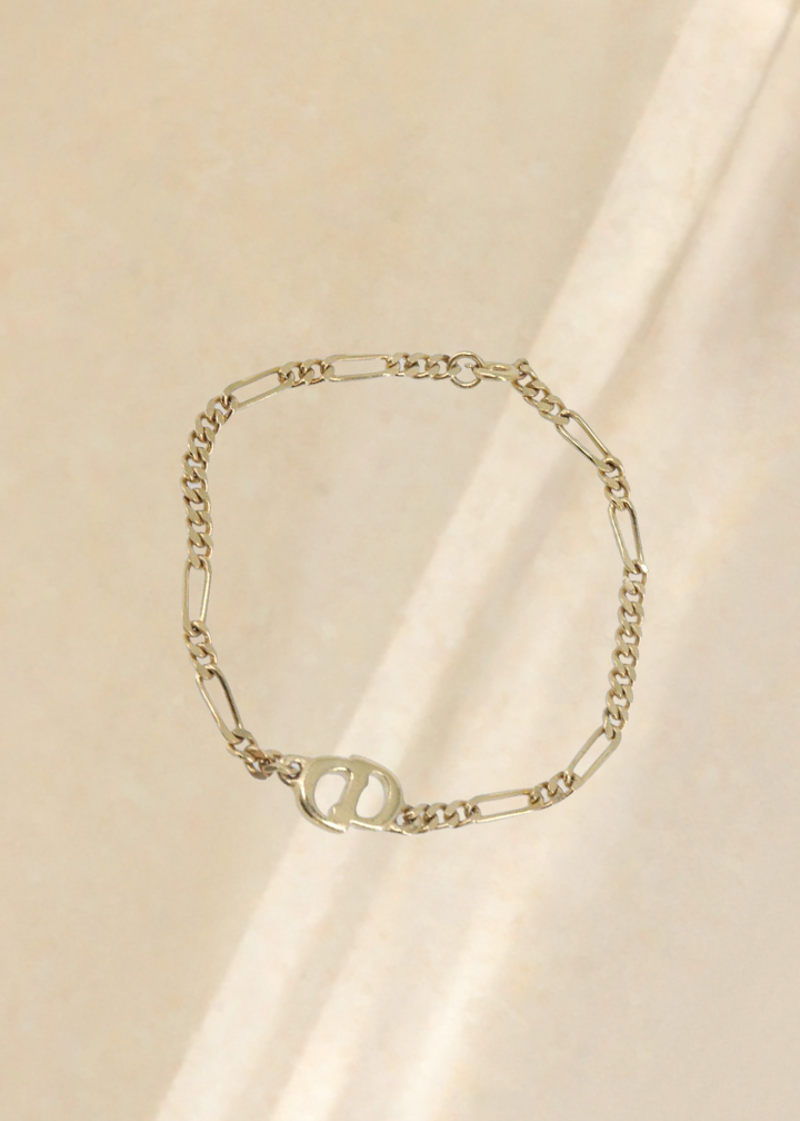 Dior CD Gold Chain Bracelet