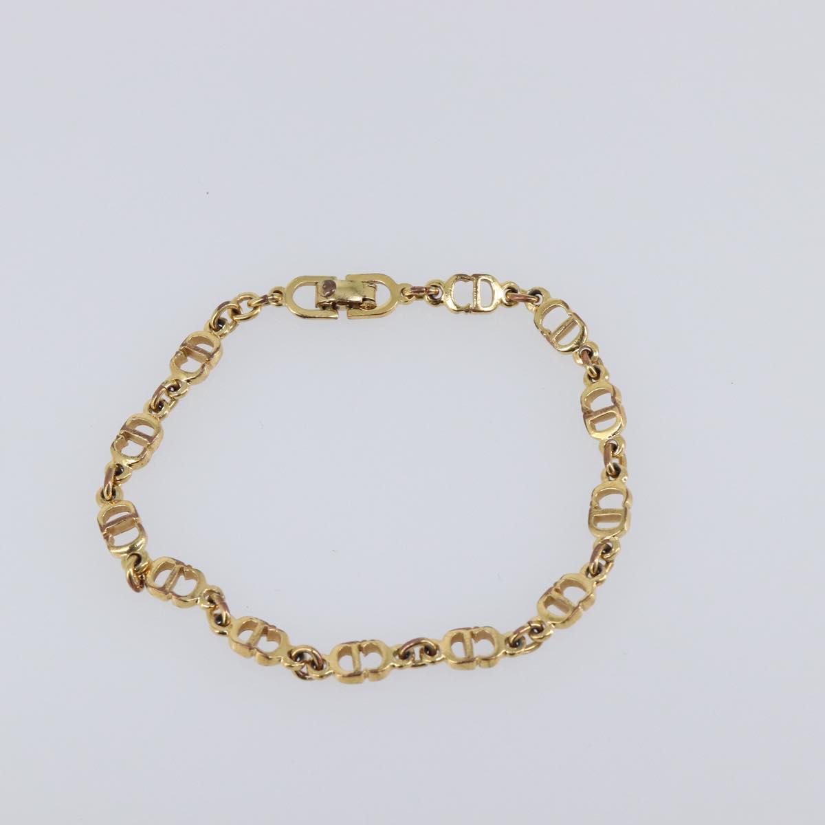 Dior CD Gold Monogram Bracelet