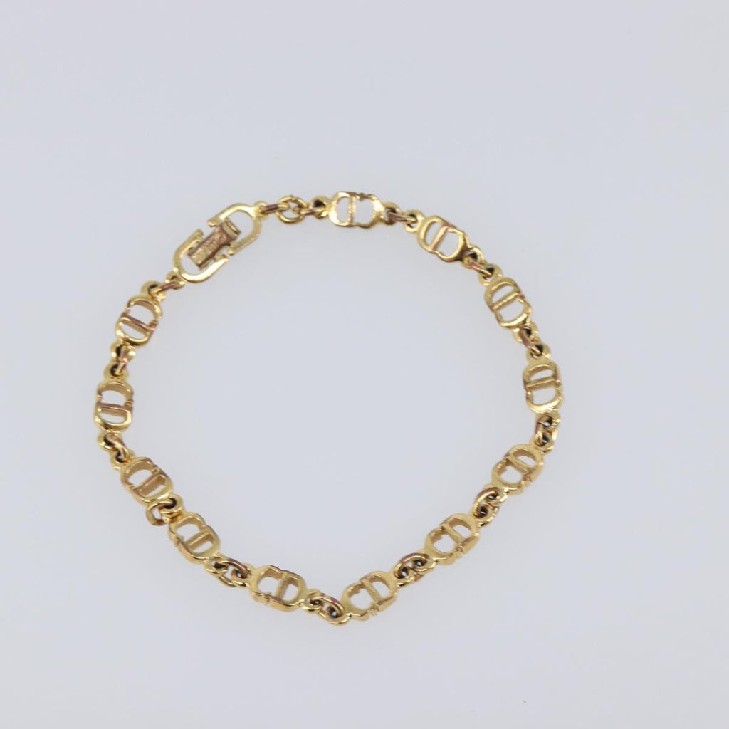 Dior CD Gold Monogram Bracelet