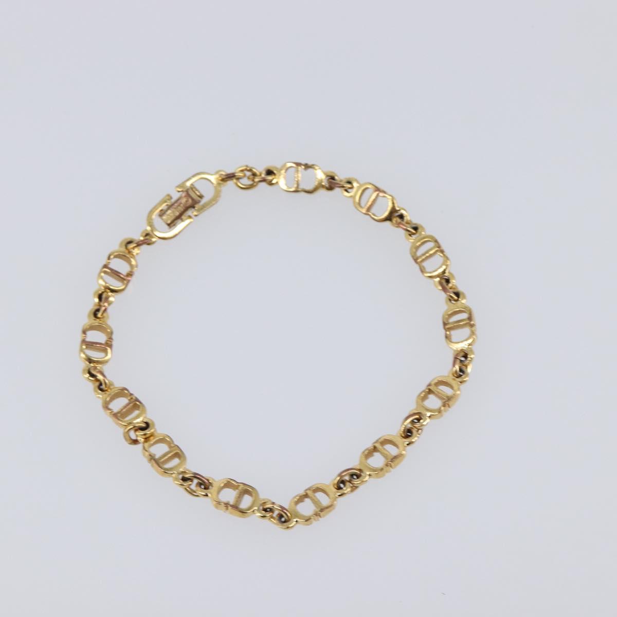 Dior CD Gold Monogram Bracelet