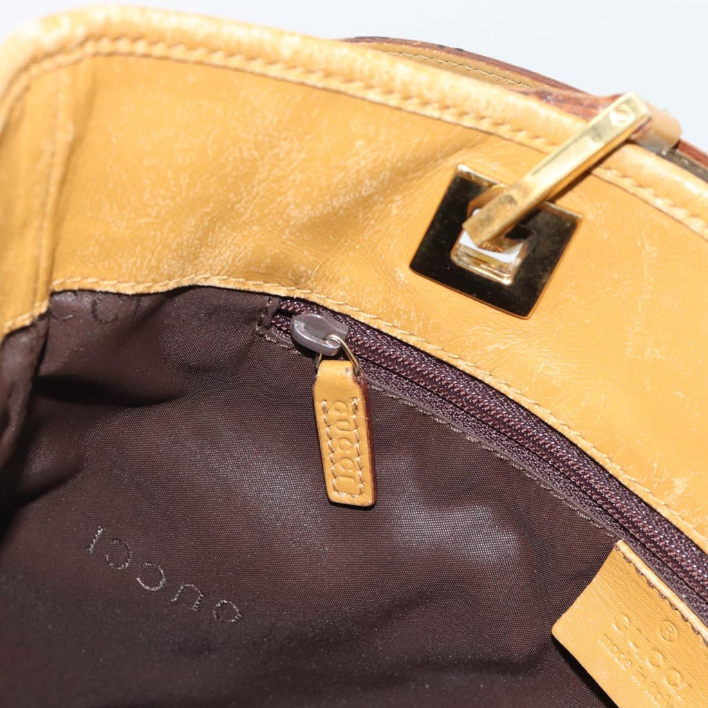 Gucci Brown Monogram Mini Tote