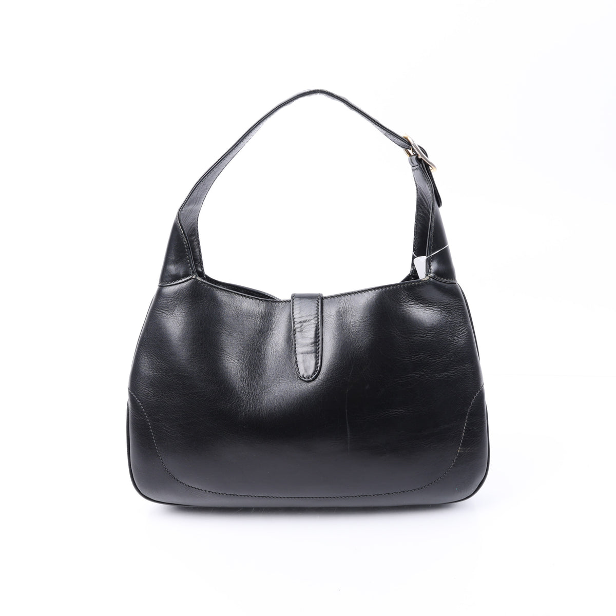 Gucci Black Leather Jackie Shoulder Bag back