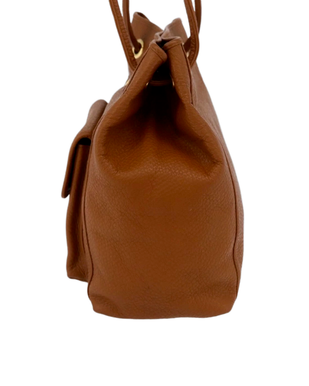 Valentino Tan Leather Shoulder Bag