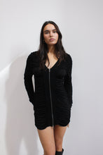 Load image into Gallery viewer, Jean Paul Gaultier Black Zip Dress

