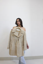 Load image into Gallery viewer, Vintage Fur Beige Coat
