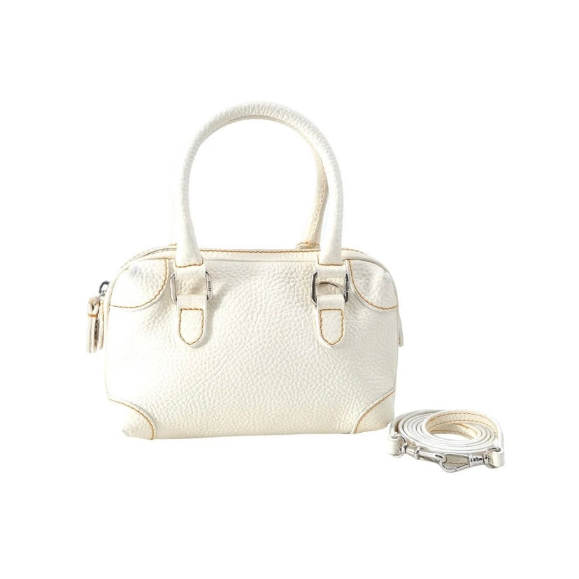 Fendi White Handbag and Crossbody