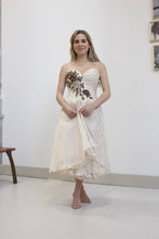 Load image into Gallery viewer, Eavis &amp; Brown Beaded Sweetheart Corset Dress
