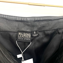 Load image into Gallery viewer, Wilsons Black Leather Pants
