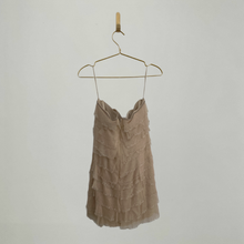 Load image into Gallery viewer, Jenny Pakham Strapless Corset Ruffle Dress
